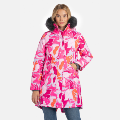 Neon pink (patterned)
